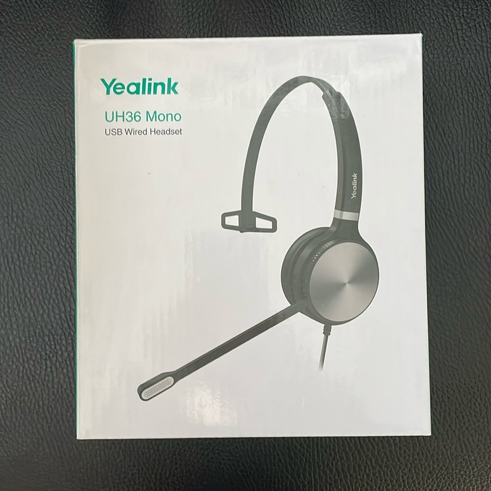Yealink UH36 Mono USB Wired Headset New Open Box